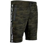 Mil-Tec Training Shorts Mens Military Excersise Gym Athletic Woodland Camo