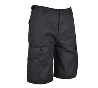 Mil-Tec Troops Bermuda Shorts Durable Adjustable Pockets Black