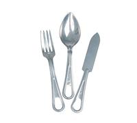 Mil-Tec Unisex - Adult Cutlery Set 14628000, Grey, One Size