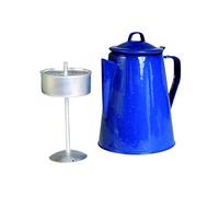 Mil-Tec Unisex - Adult Enamel M.Percolator Coffee Pot, Blue, One Size