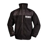 Mil-Tec Unisex Security Jacket, Black, XXL UK