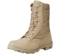 Mil-Tec US Army Desert Combat Jungle, Patrol Mens Boots, tan Suede Leather, Beige, 5 UK