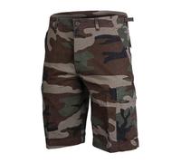 Mil-Tec US Army style shorts made of ripstop with woodland camouflage pattern