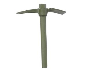 Mil-Tec US Army Style Wooden Handle Metal Pickaxe OD Green Camping Cadets