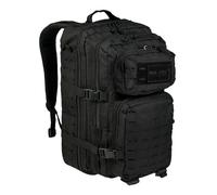 Mil-Tec US Assault Pack Laser Cut Backpack, womens unisex_adult mens, 14002702_SML, black, L
