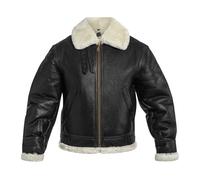 Mil-Tec US B3 Sheepskin Leather Jacket - Black