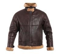Mil-Tec US B46 Bomber, leather jacket 3XL Brown