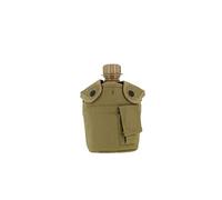 Mil-Tec US Plastic Canteen with cover and a mug - Coyote