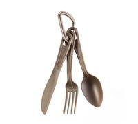 Mil-Tec US Eating Utensil 3 pcs. Polycarbonate OD Green