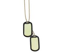 Mil-Tec Us Golden Dog Tag Set With Silencer
