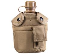 Mil-Tec US Plastic Canteen with Cover and Mug - Coyote