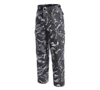 Mil-Tec US Ranger BDU Military Trousers Black Digital