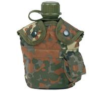 Mil-Tec Us Style Canteen And Cup Flecktarn
