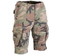 Mil-Tec Vintage Prewash Shorts - Woodland