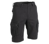 Mil-Tec Vintage Prewash Shorts Black Size M