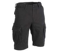 Mil-Tec Vintage Prewash Shorts - Black