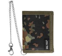 Mil-tec Wallet with Security Chain, Size- , Color- Flecktarn