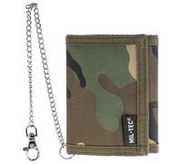 Mil-Tec Wallet with Security Chain, Size-, Color- Woodland