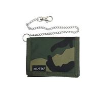 Mil-Tec Wallet with Security Chain, Size-, Color- Woodland