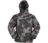 Mil-Tec Warm Combat Winter Mens Anorak Hooded Fleece Jacket Splinter Night Camo
