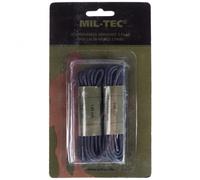 Mil-Tec wax shoelaces 140 cm - Black