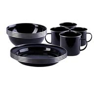 Mil-Tec Western Travel Cookware Set Black 12 pcs.
