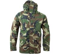 MIL-TEC WET WEATHER WATERPROOF ARMY JACKET WIND RESISTANT NYLON COAT WOODLAND