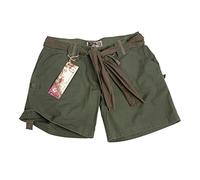 Mil-Tec Women's Shorts Olive Green 100% Cotton Lava Ripstop with Adjustable Waist Miltec