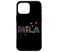 Mila - Beautiful Name with Butterlfies Case for iPhone 16 Pro Max
