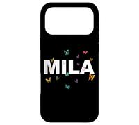 Mila - Beautiful Name with Butterlfies Case for iPhone 17 Pro Max