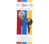 Mila Compatible TS7536 KWL44 Trinity New Version Locking Window Handle Key Pack of 2