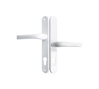 Mila Door Handle 211mm Screw Fix 92 and 62mm PZ Offset Twin Spindle