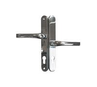 Mila Door Handle 211mm Screw Fix 92pz and 62pz Offset Twin Spindle - Chrome