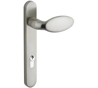 Mila Door Handle 211mm Screw Fix 92pz and 62pz Spindle Satin Chrome