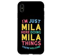 Mila Here Doing Mila Things Funny Mila Name Case for iPhone XS Max
