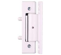 Mila Ideal Butt Door Hinge 110mm Long White Angled Plate