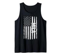 Mila Personal Name American Flag Retro Women Funny Tank Top