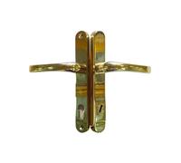Mila ProSecure Security Door Handle 211mm Screw Fix Cylinder Cover - Gold