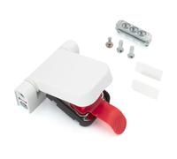 Mila ProSecure uPVC Door Flag Hinge (2 Pack) - 21mm, White