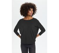 Ichi - Mila Roundneck Pullover In Black - M