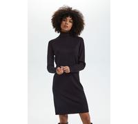 Mila Rollneck Dress Plain Saint Tropez Black XS
