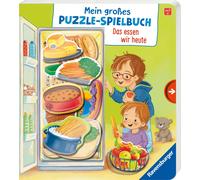 Mila Rulff Andrea Hebr Mein großes Puzzle-Spielbuch: Das essen wir he (Hardback)