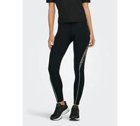 Mila Sports Leggings with Leopard Print Detail Black/Leopard Print