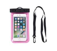 Milabella Waterproof phone case Xiaomi Redmi 4X Waterproof Xiaomi Redmi 4X case pouch bag cover IPX8 Waterproof to 100ft deep underwater Xiaomi Redmi 4X pouch case bag with lanyard dry bag (Pink)