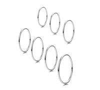 MILACOLATO 1mm Stainless Steel Stacking Rings for Women | Thin Gold Plain Band Rings | Stackable Knuckle Rings Thumb Pinky Midi Rings | Comfort-Fit Size 3/4/5/6/7/8/9, Stainless Steel, Gold