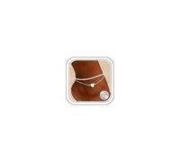 MILACOLATO 925 Sterling Silver Anklets for Women 18K Gold Plated Women's Anklets Adjustable Layered Waterproof Gold Silver Ankle Bracelets Butterfly Star Heart Circle Anklet Beach Foot Jewellery-CS