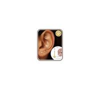 MILACOLATO Helix Piercing Jewellery Flat Back Earrings 16G/18G Surgical Steel Internally Threaded Tragus Nose Stud Gold Silver 6/8/10mm Cartilage Labret Conch Lip Piercing with Taper Grabber Tools-J