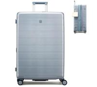MILADA Expandable Luggage Hard shell Suitcase with 360° Spinner Wheels and TSA Lock, Arctic Silver, Checked Large 28-Inch
