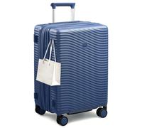 MILADA Expandable Luggage Hardshell Suitcase with 8 Spinner Wheels, TSA Lock, Water-Resistant PC Shell, Lightweight & Durable for Travel, Interstellar Blue, Checked Medium 24-Inch