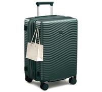 MILADA Expandable Luggage Hardshell Suitcase with 8 Spinner Wheels, TSA Lock, Water-Resistant PC Shell, Lightweight & Durable for Travel, Blackish Green, Checked Medium 24-Inch